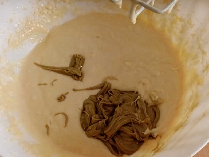 preparazione Torta crema di pistacchio senza burro