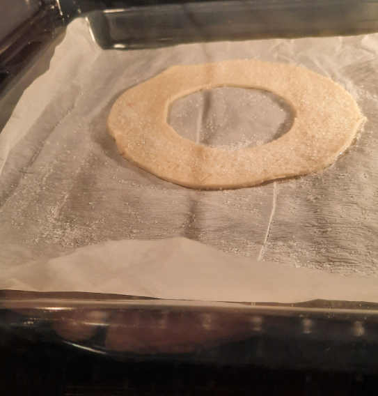 pasta sfoglia senza glutine in forno con zucchero