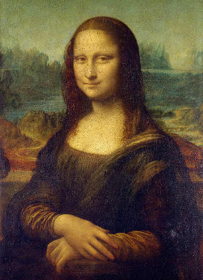 Leonardo da Vinci: composizione piramidale,  La Gioconda